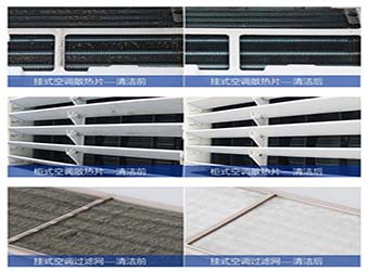 清洗后效果对比